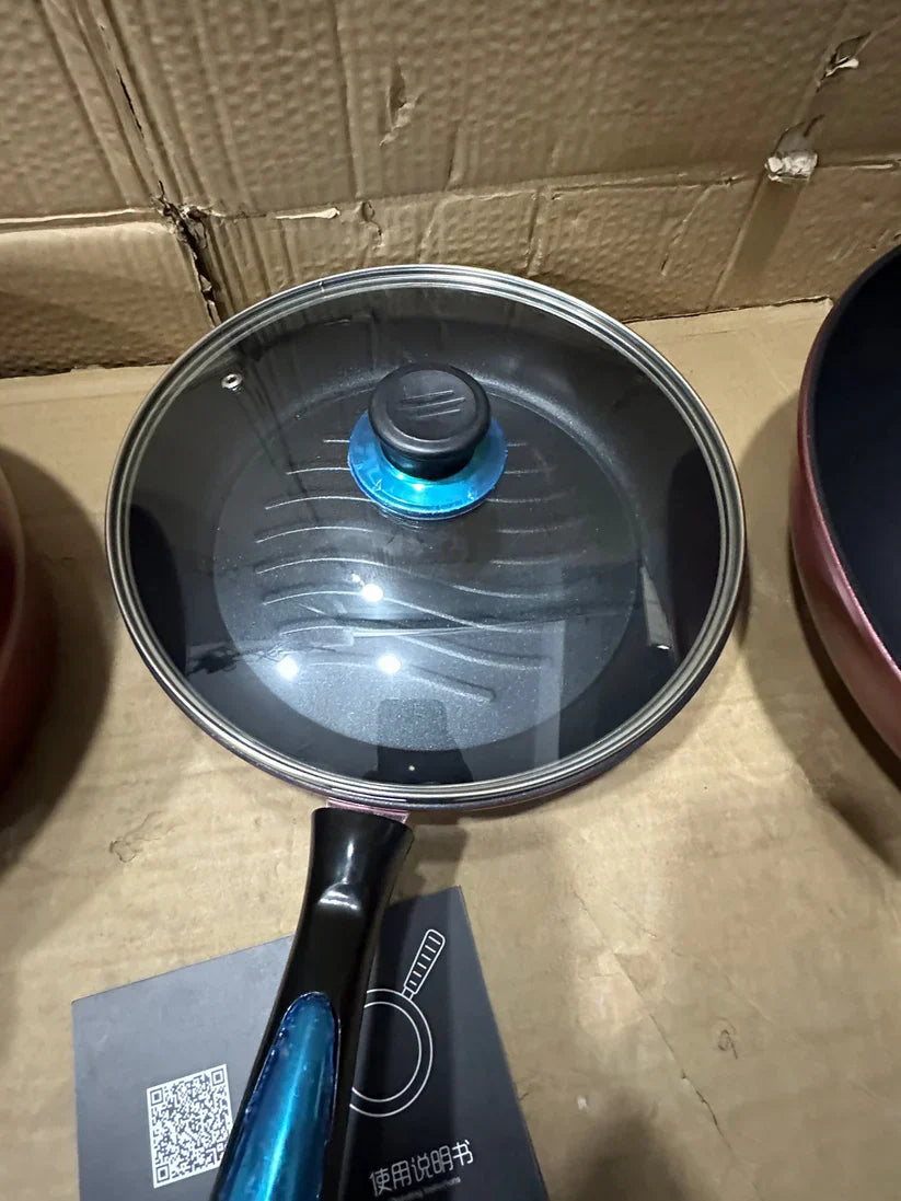 KOREAN LOT IMPORTED 3 PIECES FRY PAN SET