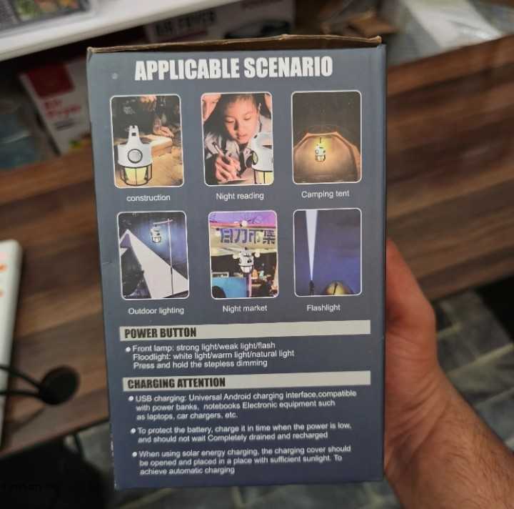 Amazon Lot Imported Camping Solar Lamp