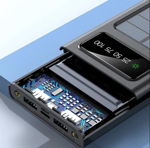 SOLAR POWER BANK Built in cable 10000 mah
