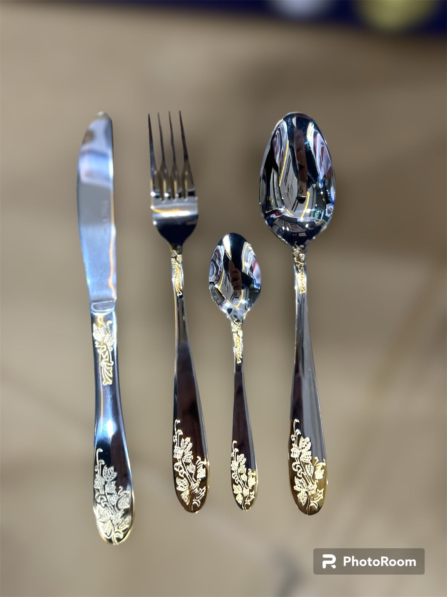 72Pcs Original Zepter Cutlery Set with 24 Garat Gold Use