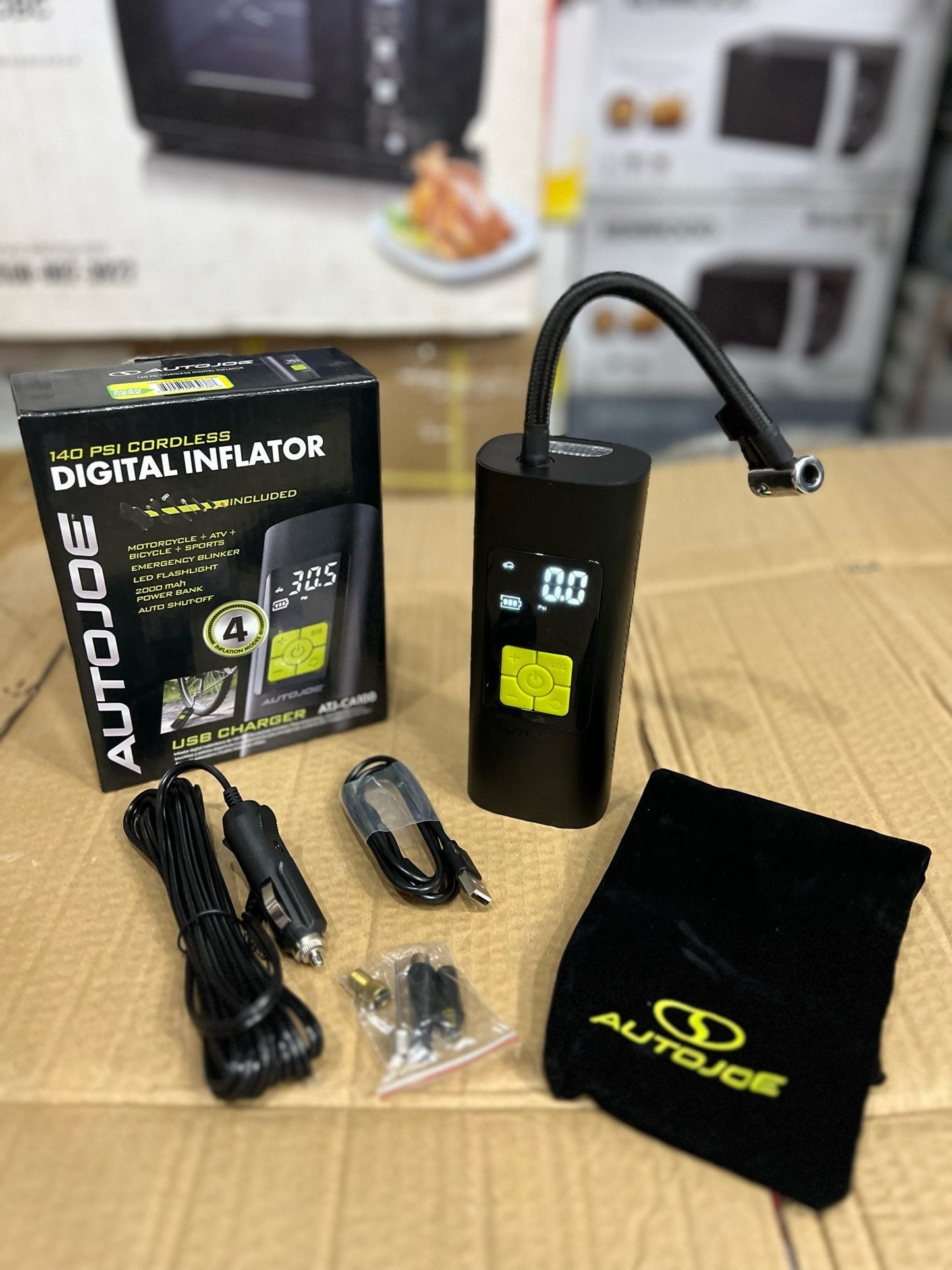 Car Digital Tire Inflator with Power Bank