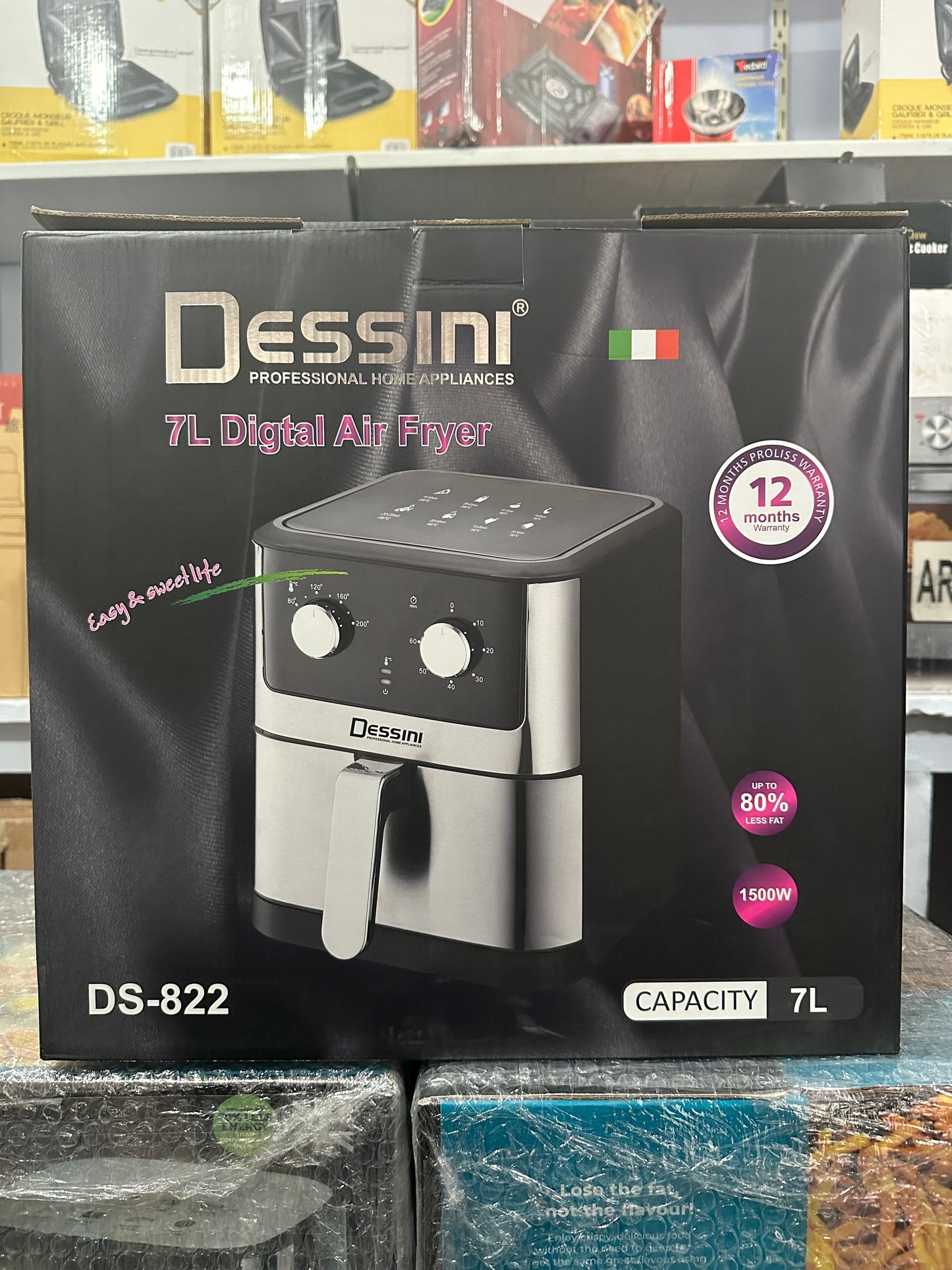 Italian DESSINI Imported air Fryer 7L