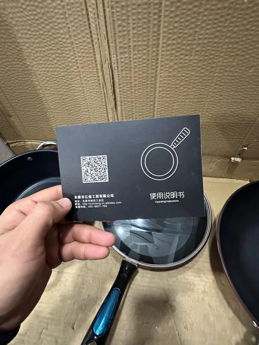 KOREAN LOT IMPORTED 3 PIECES FRY PAN SET