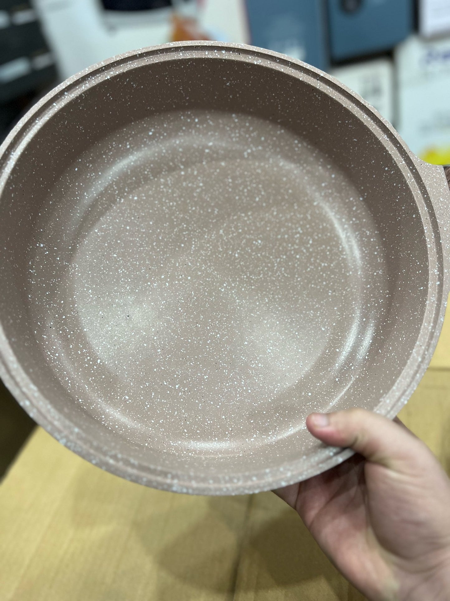 Bakhschie Granite Coating Shallow Casserole