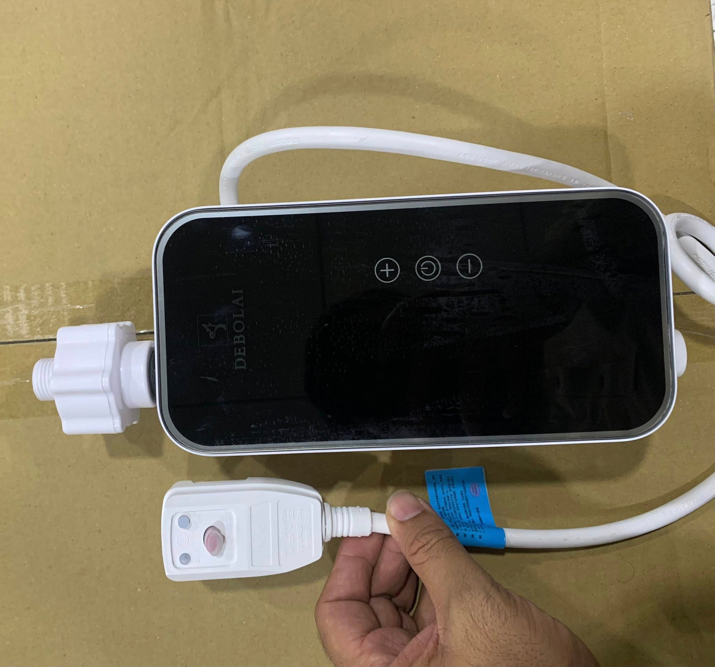 Debolai Instant Electric Water Heater – 220V Touch LED Tankless Hot Water System