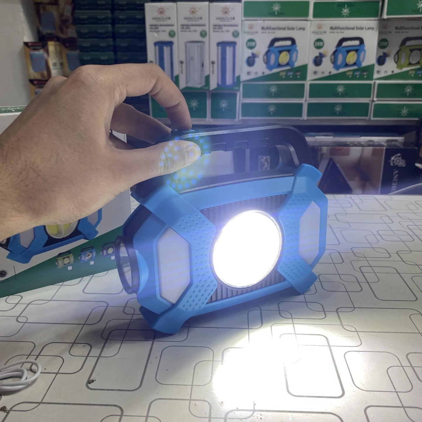 20W multifactional Solar Lamp ML-9709A