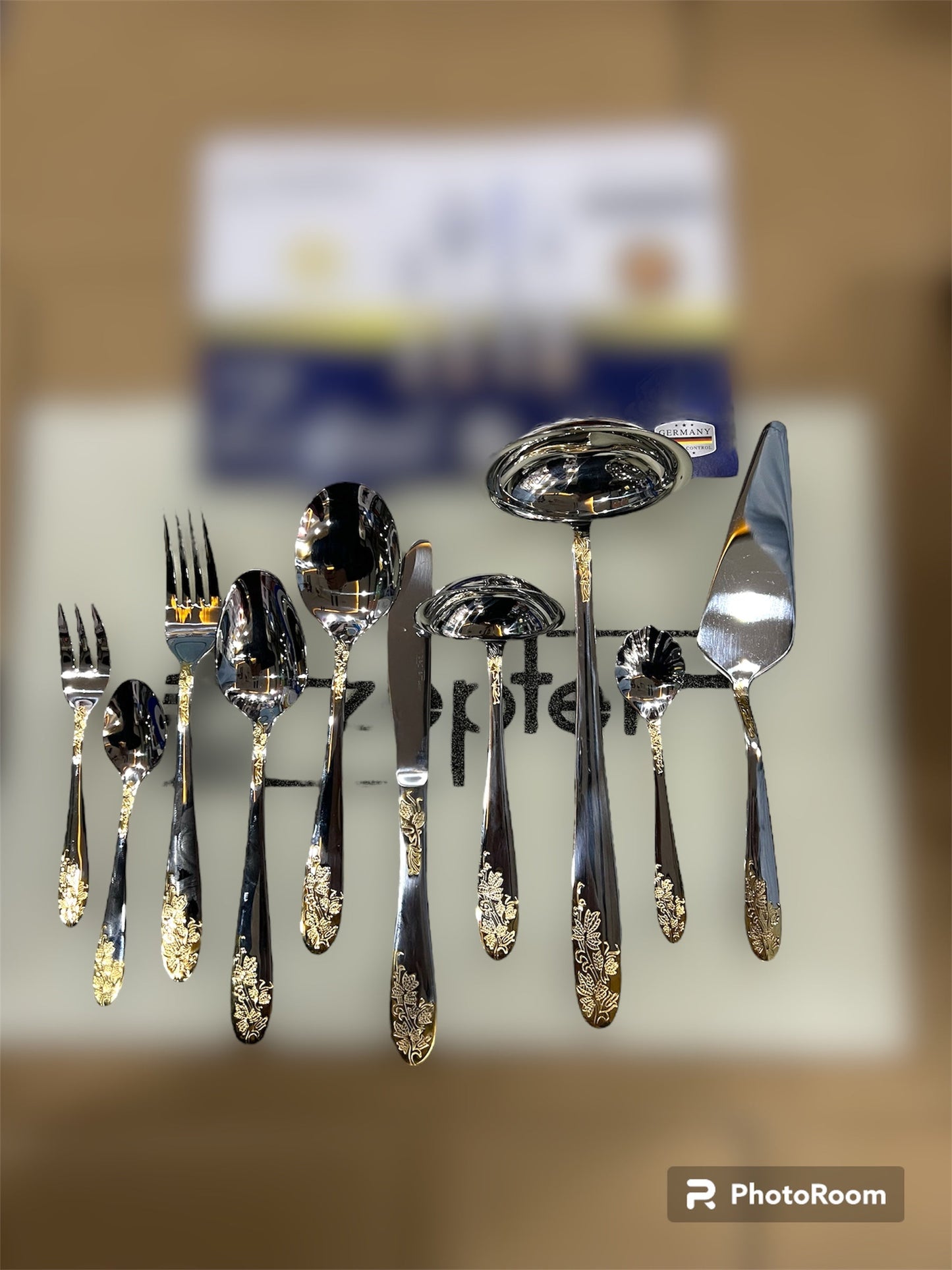 72Pcs Original Zepter Cutlery Set with 24 Garat Gold Use