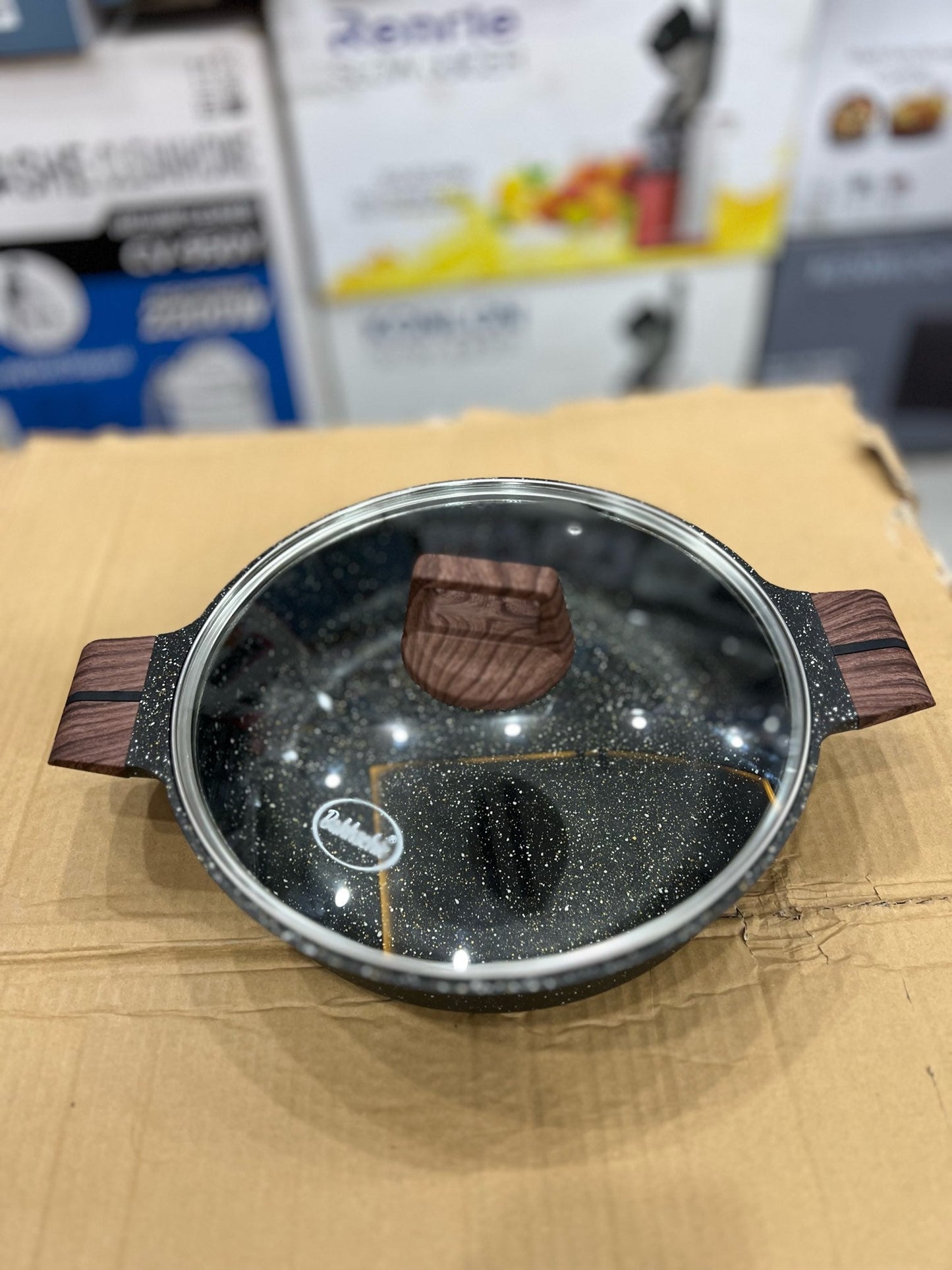 Bakhschie Granite Coating Shallow Casserole