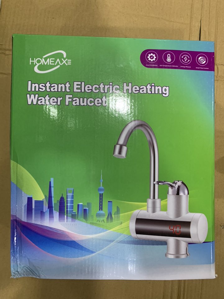 Homeaxe 3000W Instant Hot Water Tap & Shower Head | Digital Display 2-in-1