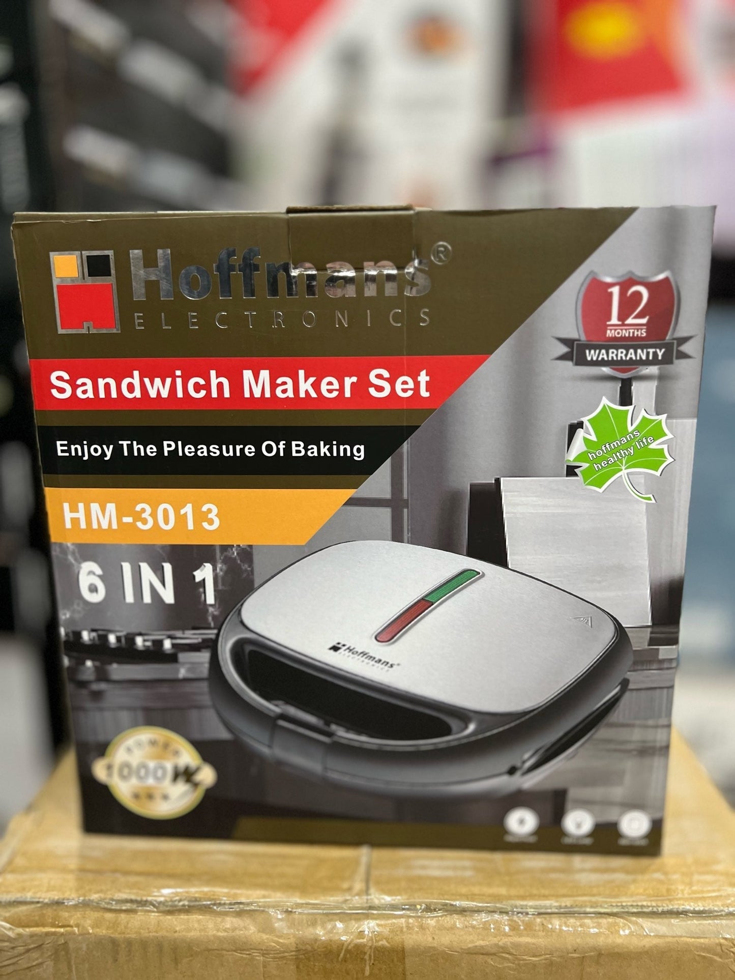 Hoffmans 6in1 Sandwich Maker Set