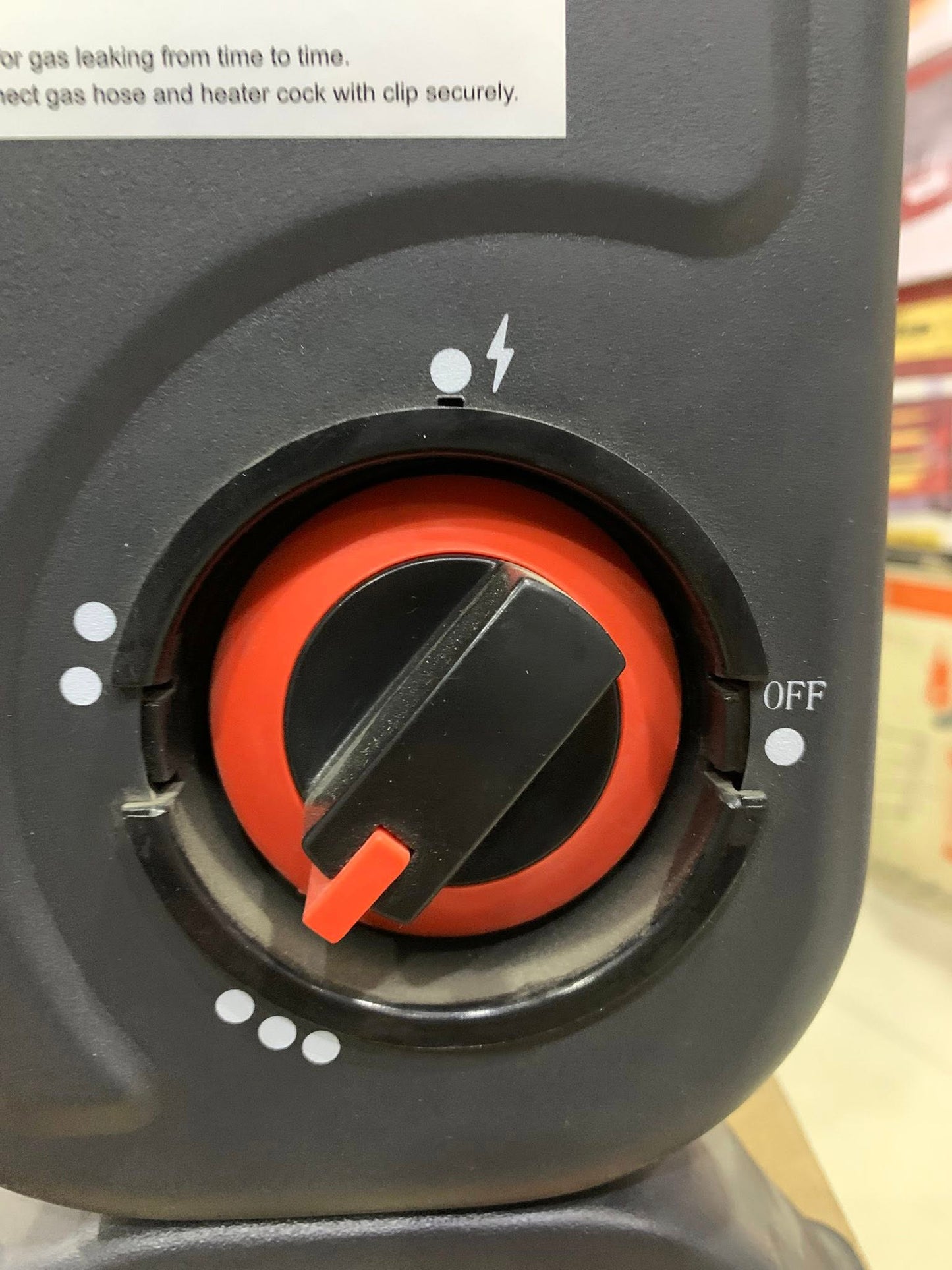 Green 2-in-1 Automatic Gas & Electric Heater | 800W Backup Heat