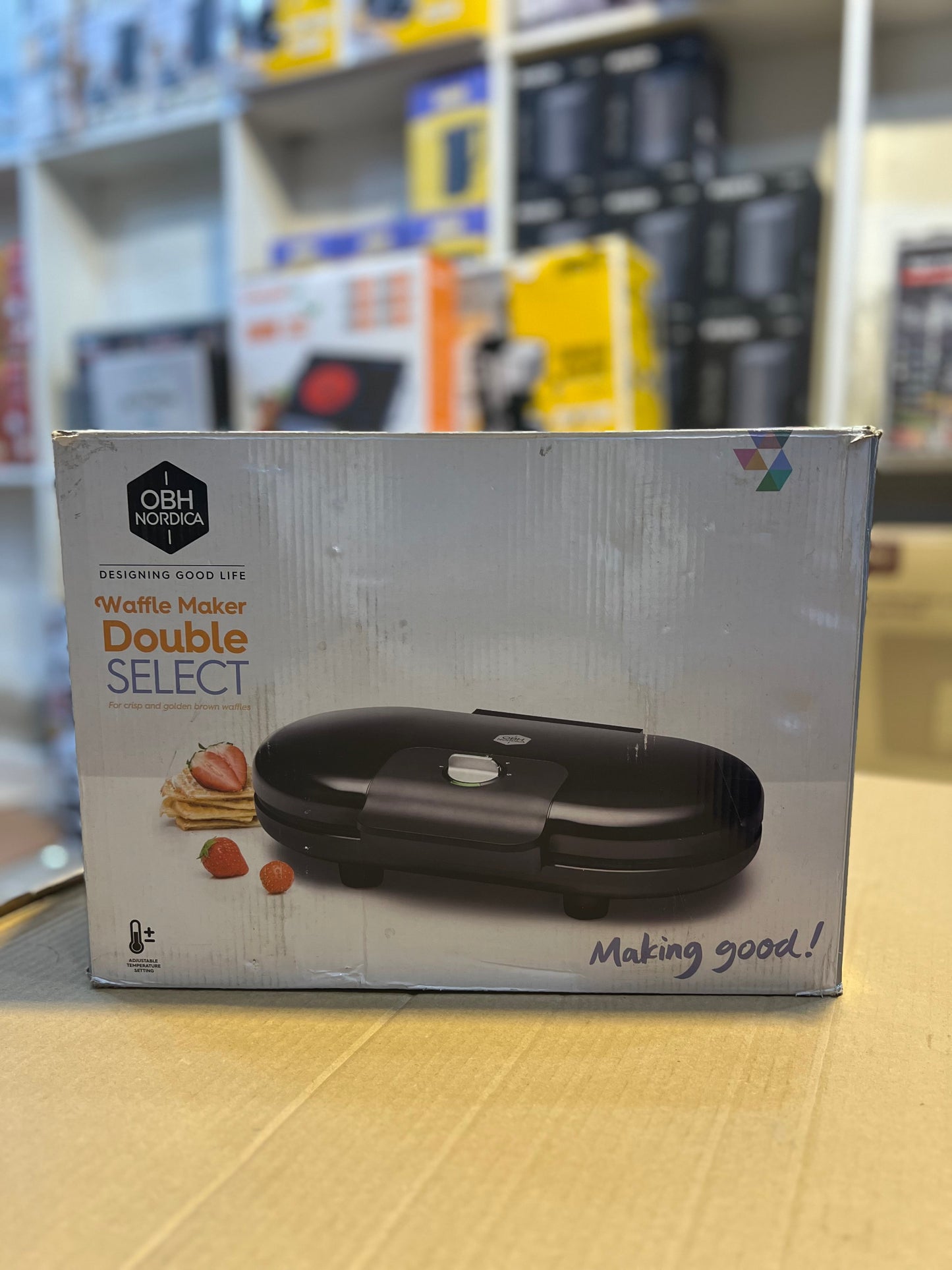 Obh Nordica Big Size Double Waffle Maker