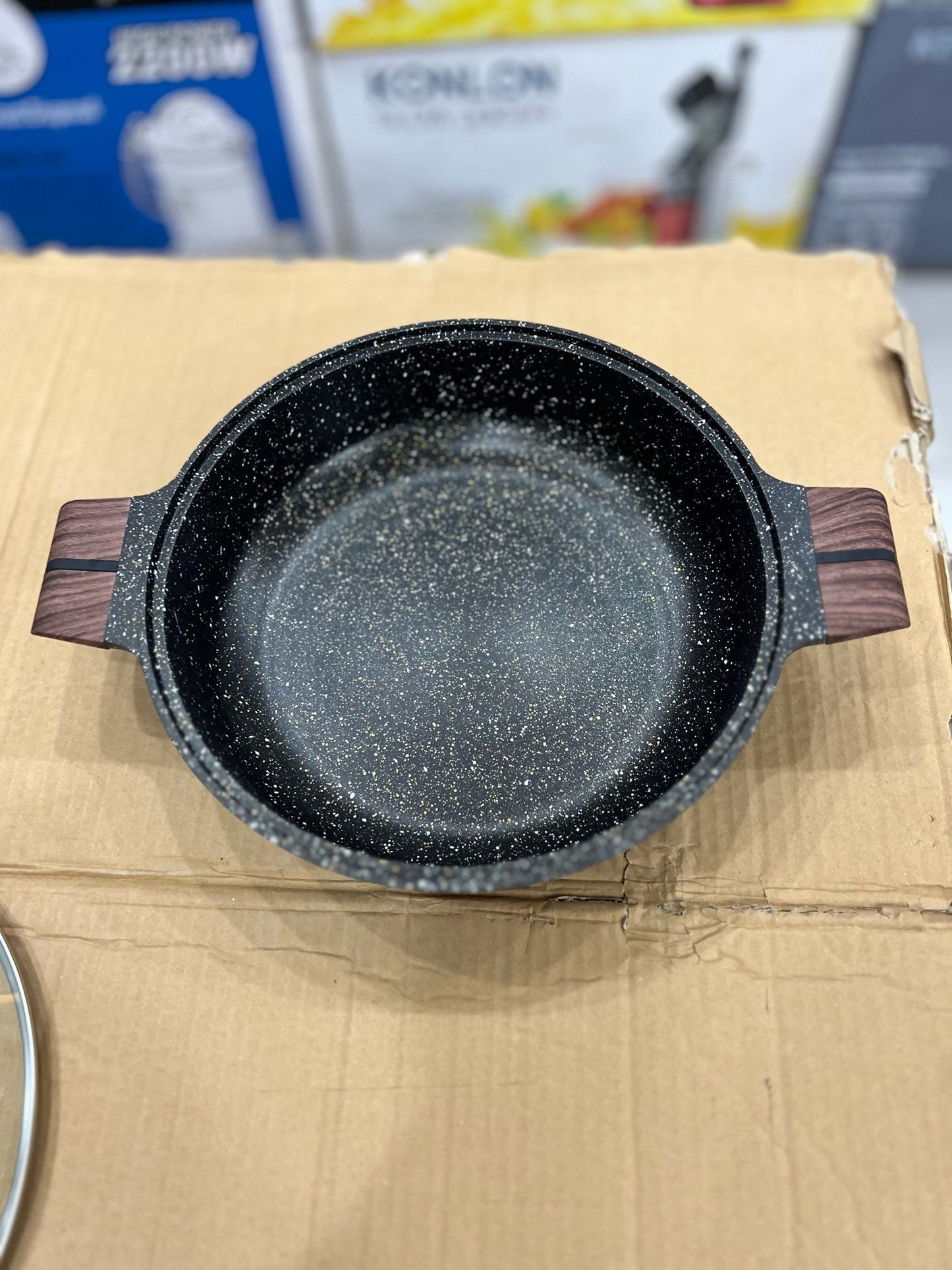 Bakhschie Granite Coating Shallow Casserole