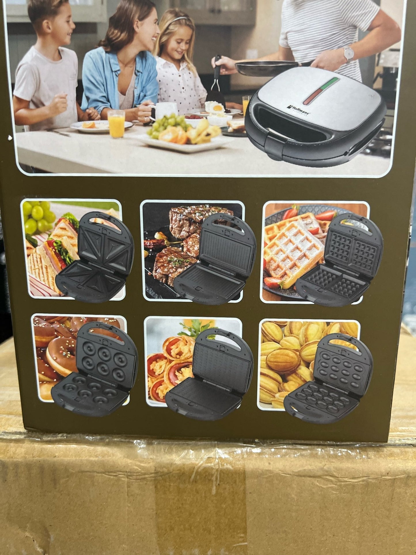 Hoffmans 6in1 Sandwich Maker Set