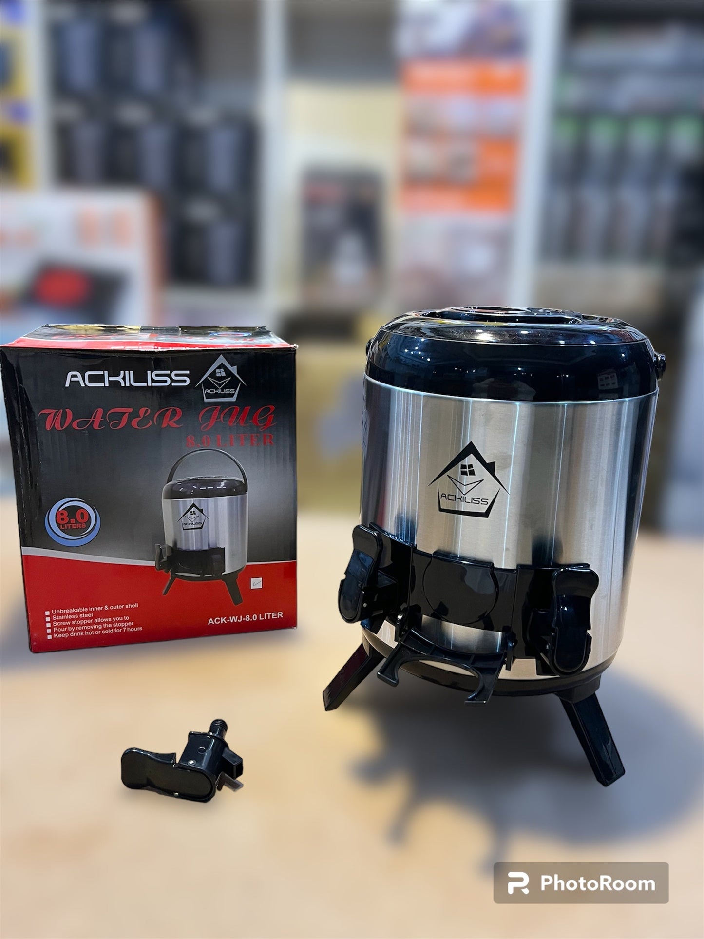 Ackiliss Hot & Cold Water Cooler 8Litre Capacity