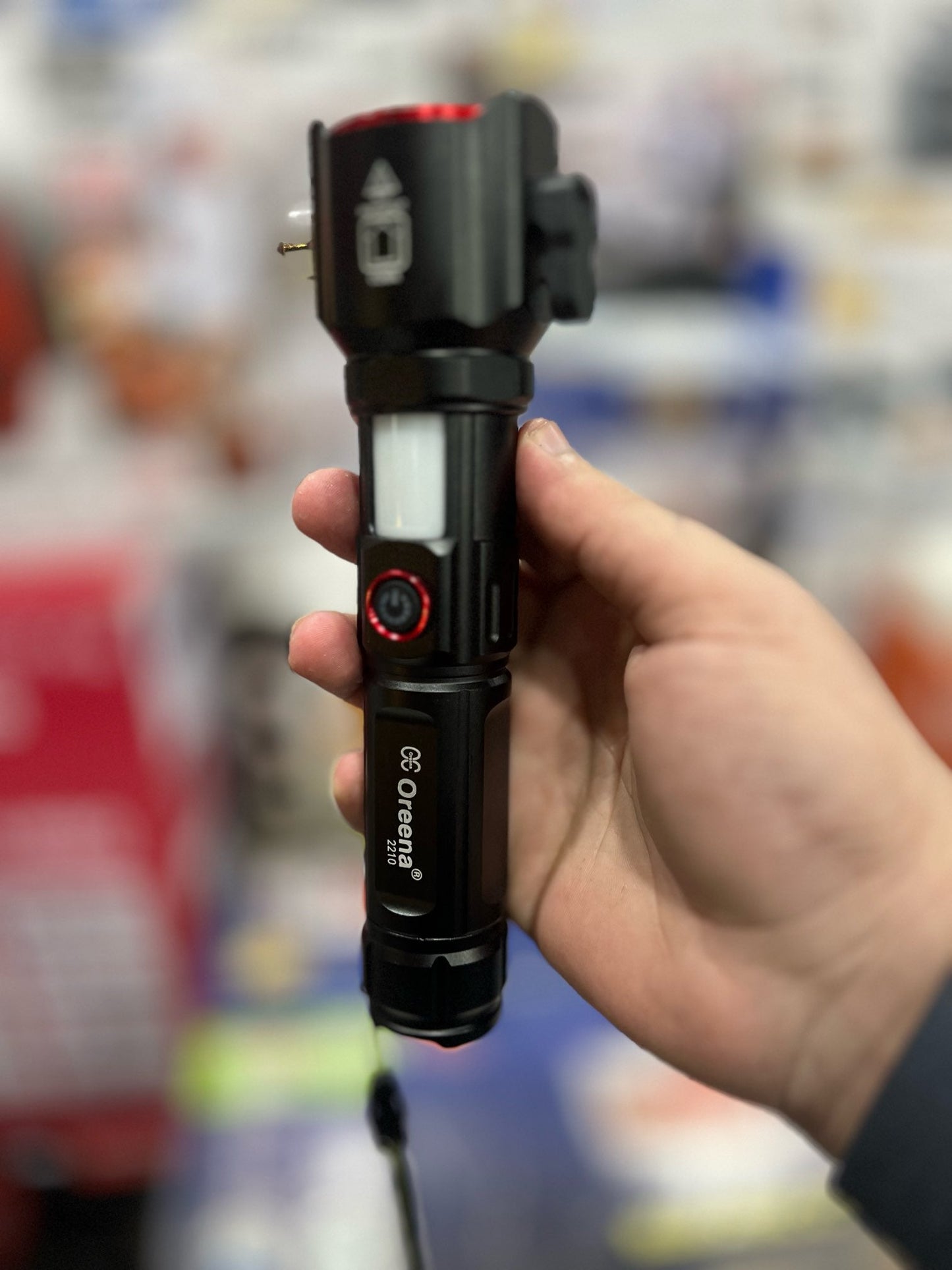 Imported Original Flash Light with Hammer