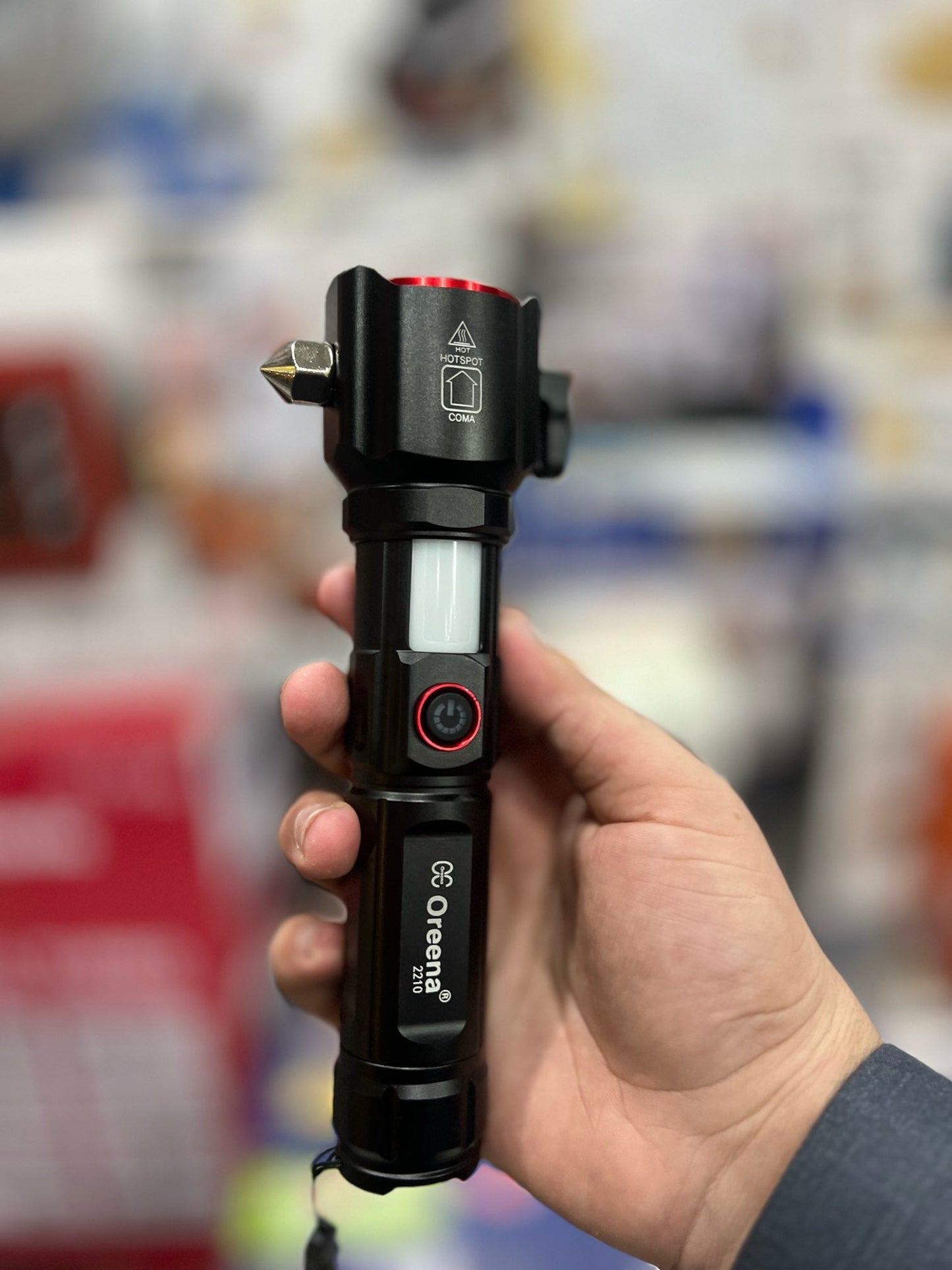 Imported Original Flash Light with Hammer