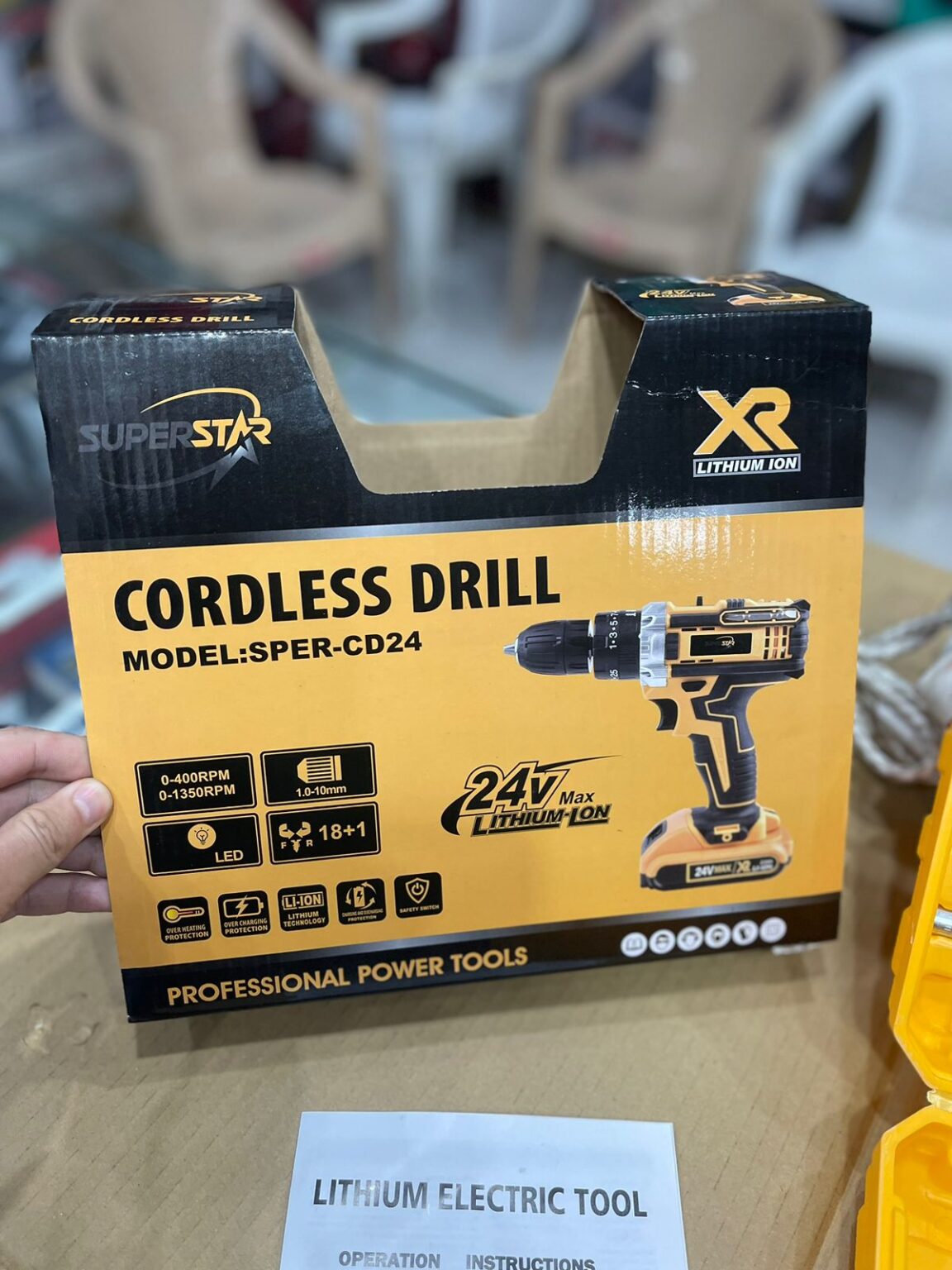 Latt Imported Drill Machine with Dual battery