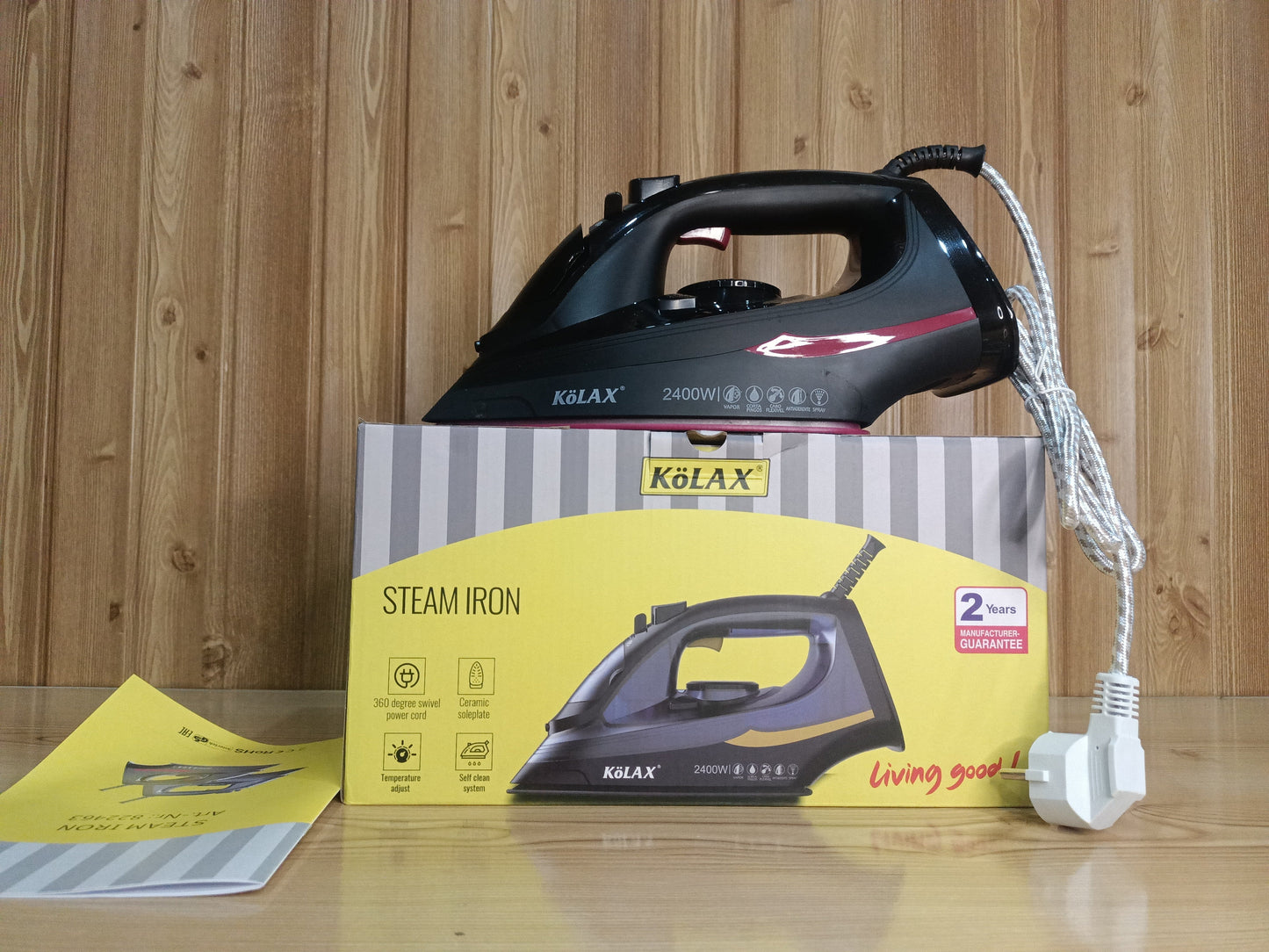 Kolax Germany Steam Iron 2400W || 2 Year Warranty