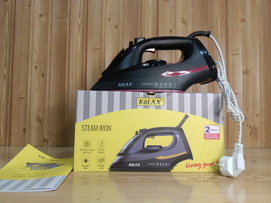 Kolax Germany Steam Iron 2400W || 2 Year Warranty