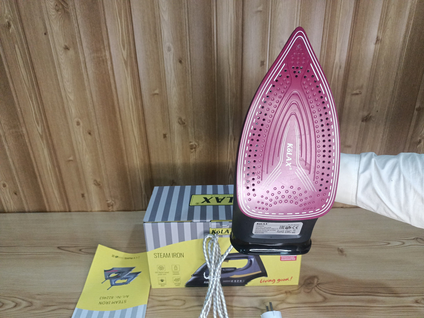 Kolax Germany Steam Iron 2400W || 2 Year Warranty