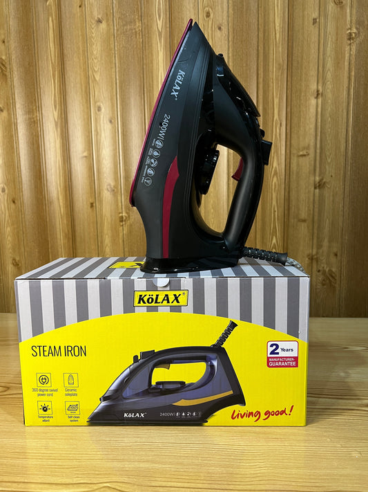 KOLAX GERMANY STEAM IRON 2400W || 2 YEAR WARRANTY