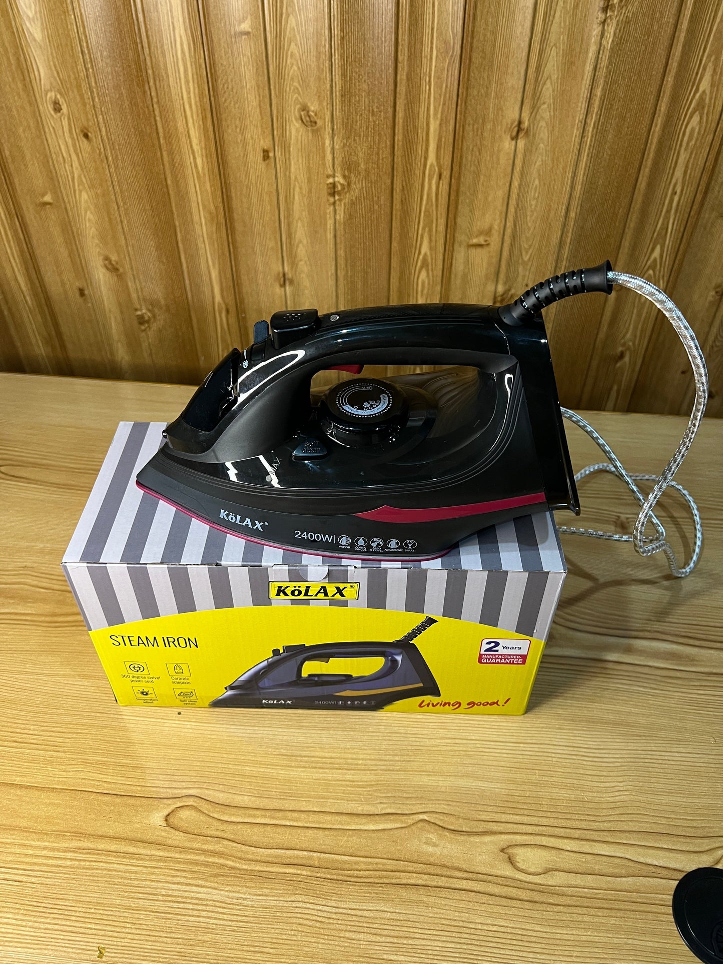 KOLAX GERMANY STEAM IRON 2400W || 2 YEAR WARRANTY