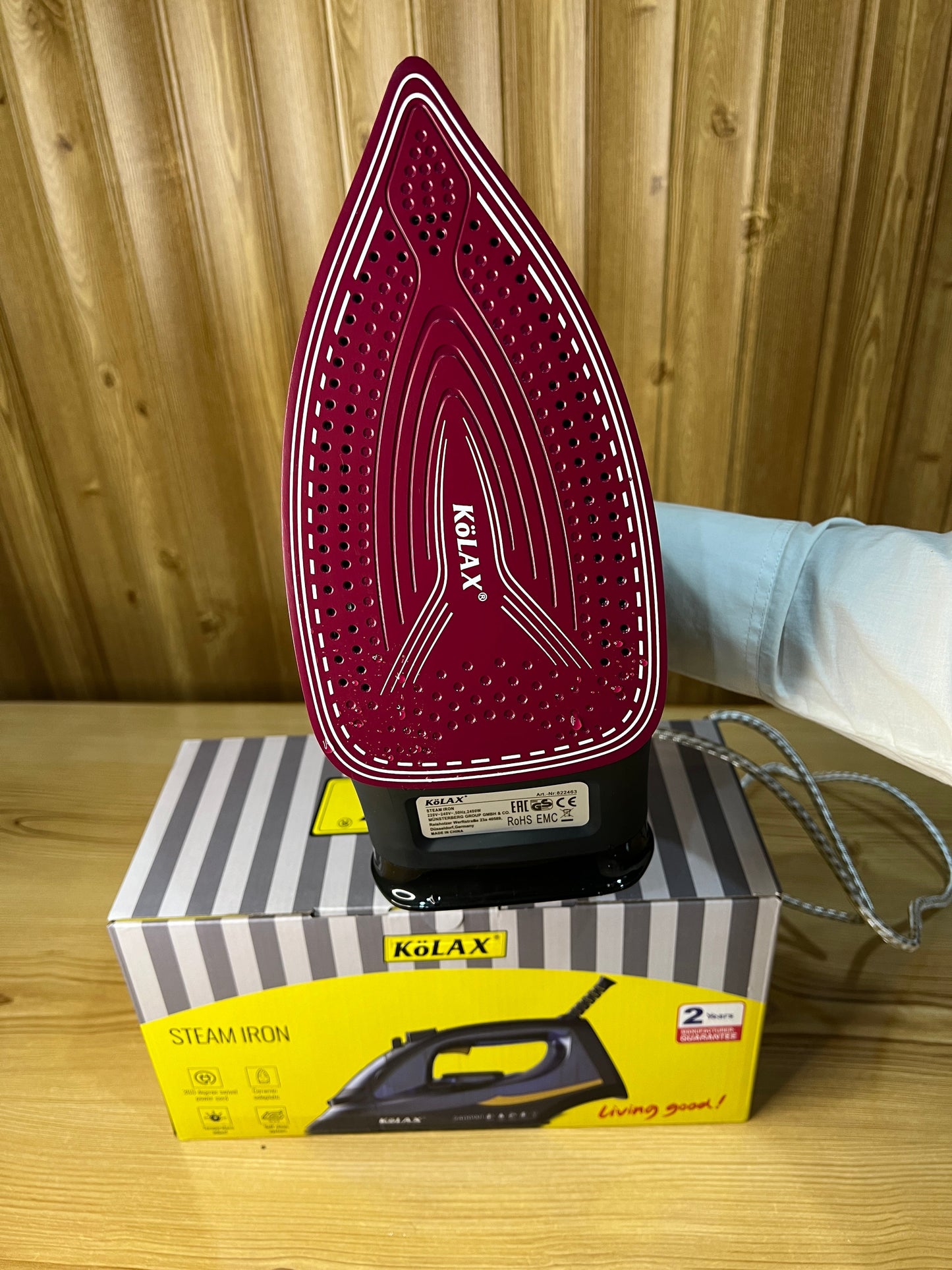 KOLAX GERMANY STEAM IRON 2400W || 2 YEAR WARRANTY