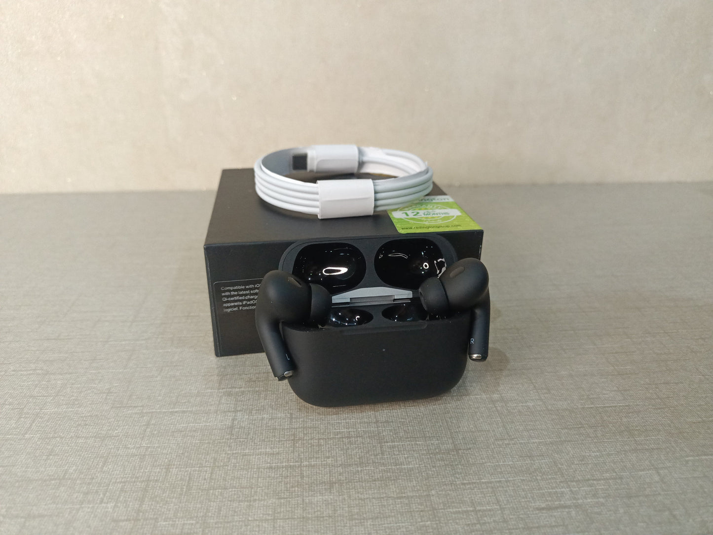 Apple Airpods Pro 2 (2nd generation) ANC Supported | Made in USA | Black Colour