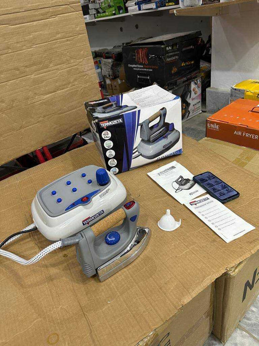 italy lot TERMOZETA 3.5 BAR STEAM IRON WITY crock HANDEL 2000W steam station