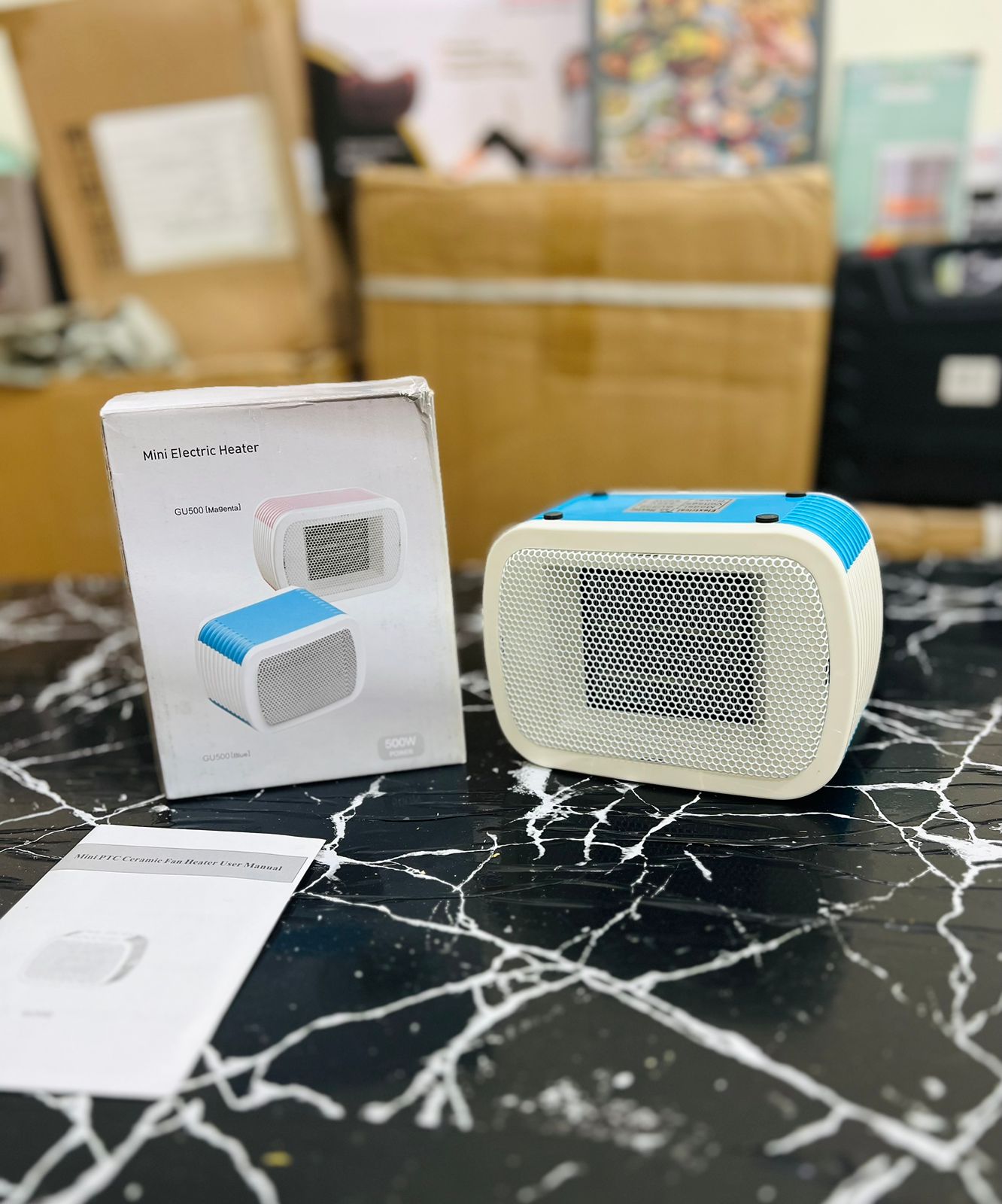 Lot Imported Mini Electric Heater 500W