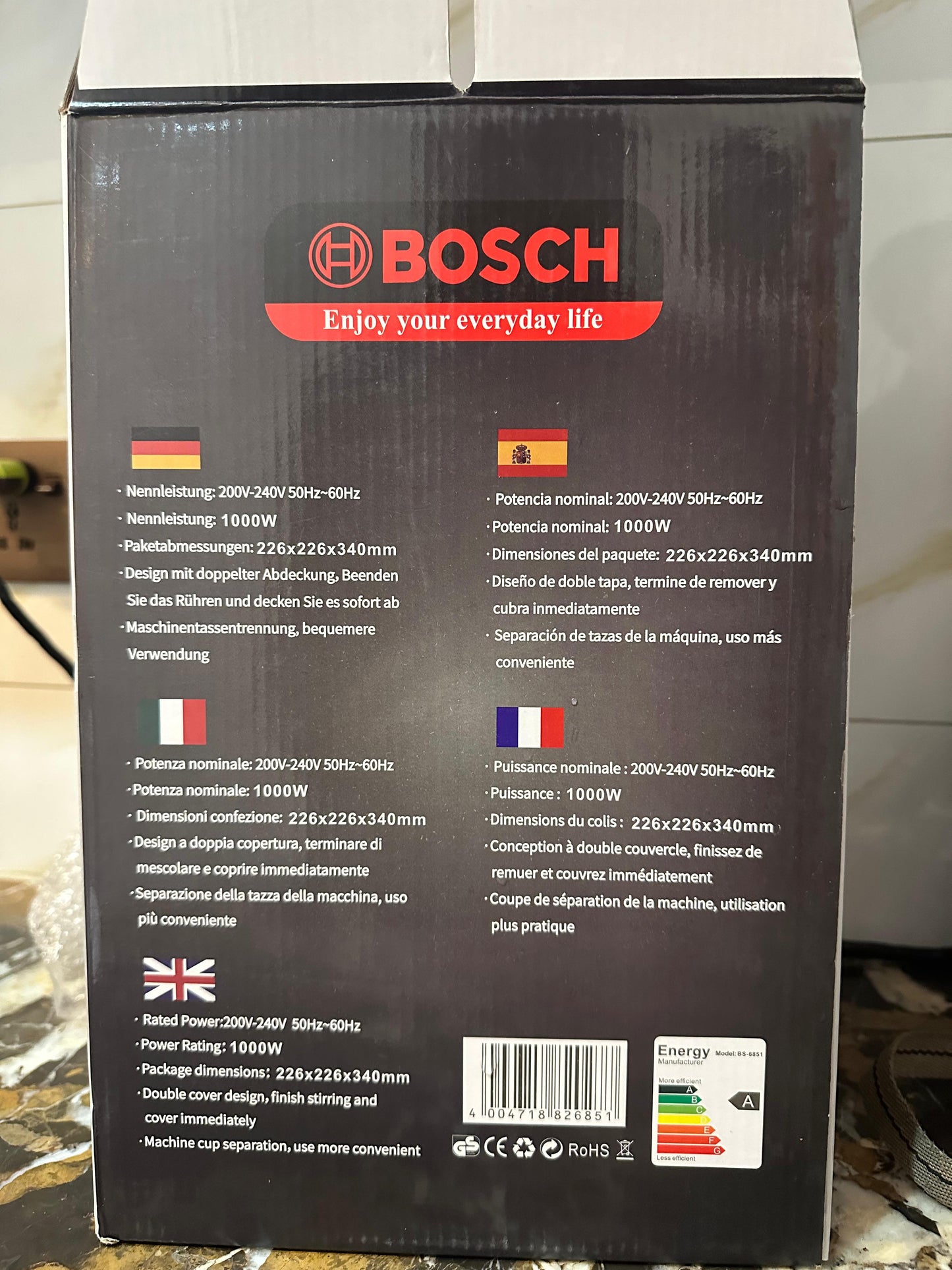 Lot Imported 5L BOSCH brand Meat and Vegetable Chopper