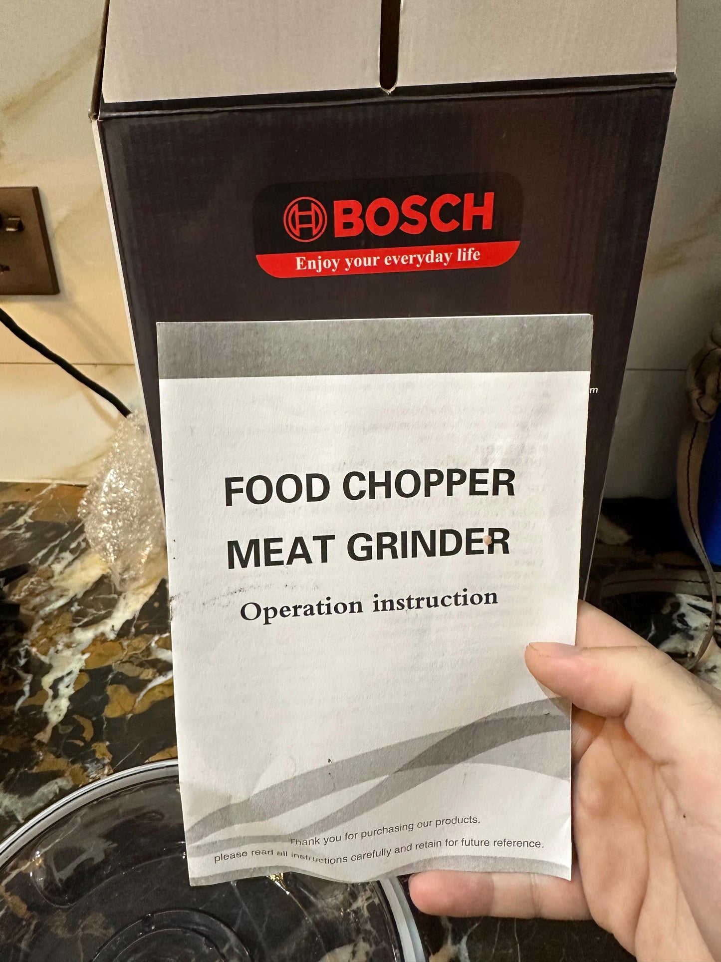 Lot Imported 5L BOSCH brand Meat and Vegetable Chopper