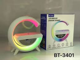BT-3401 LED Wireless Phone Charger Bluetooth Speaker