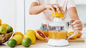 Homelux Citrus Squeezer Electric 500 ml Juicer with 2 Cones Juicer Electric Adjustable Pulp 45 W Orange Press High Juicing Rate Lemon Squeezer CS301
