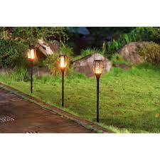 Solar Flame Stake Light