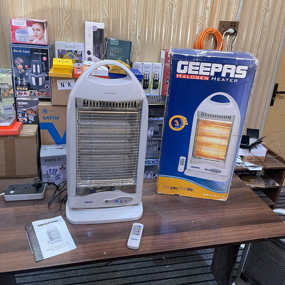 Geepas Halogen Heater GRH3611R