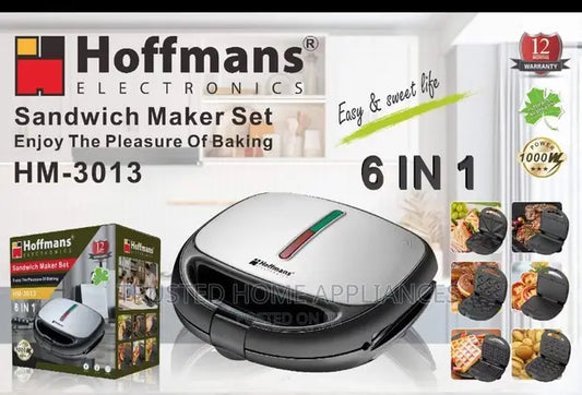Hoffmans 6in1 Sandwich Maker Set